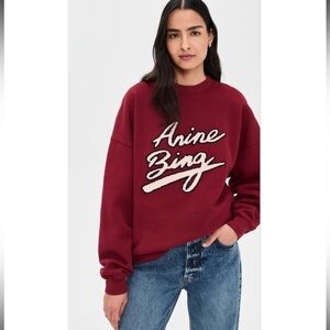 Miles Chenille Signature Sweatshirt - Annie Bing, Medium